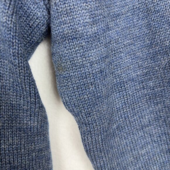 Ansett Pure Wool Zip Jacket Sweater men's SZ 20 Cardigan Sweater Australia Blue - Picture 6 of 16